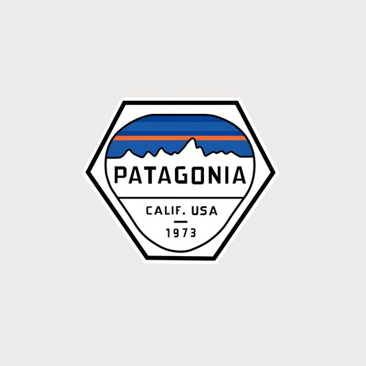 Autocollant Sticker Patagonia Calif. USA 1973 Vinyle Waterproof