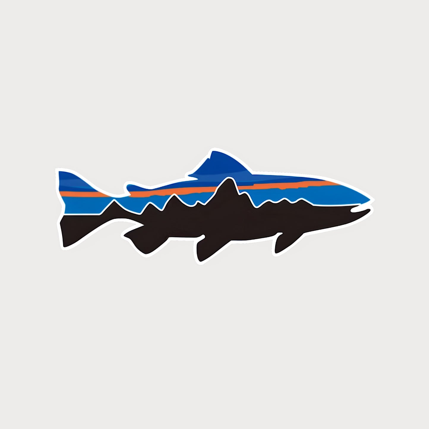 Autocollant Sticker Patagonia Fitz Roy Trout Vinyle Waterproof