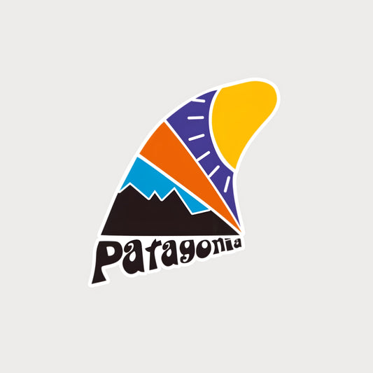 Autocollant Sticker Patagonia Sun Mountain Logo Vinyle Waterproof
