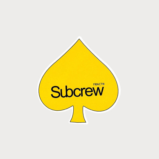 Autocollant Sticker Subcrew React Vinyle Waterproof