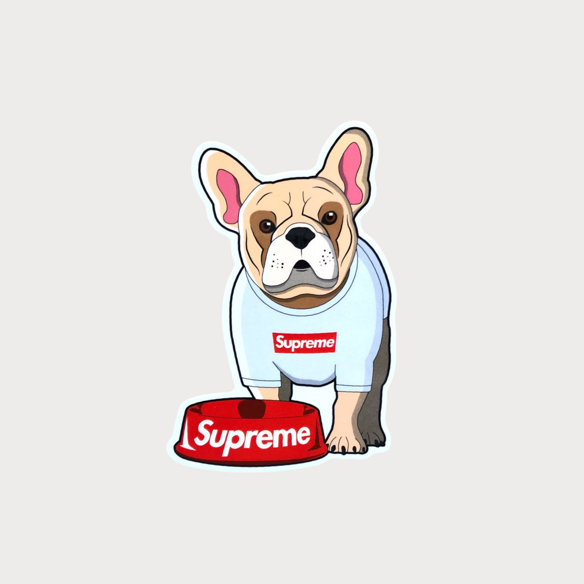 Autocollant Sticker Supreme Bol pour chien (Dog Bowl) Vinyl Waterproof