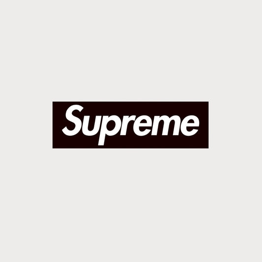 Autocollants Stickers Supreme Box Logo Vinyle Waterproof