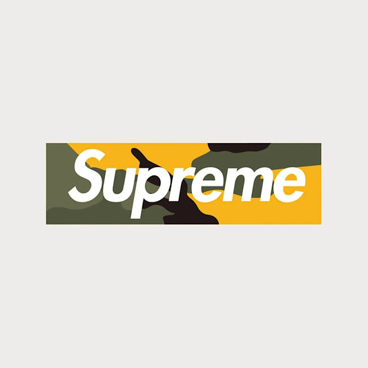 Autocollant Sticker Supreme Brooklyn Camo Box Logo Vinyle Waterproof Patchattaq