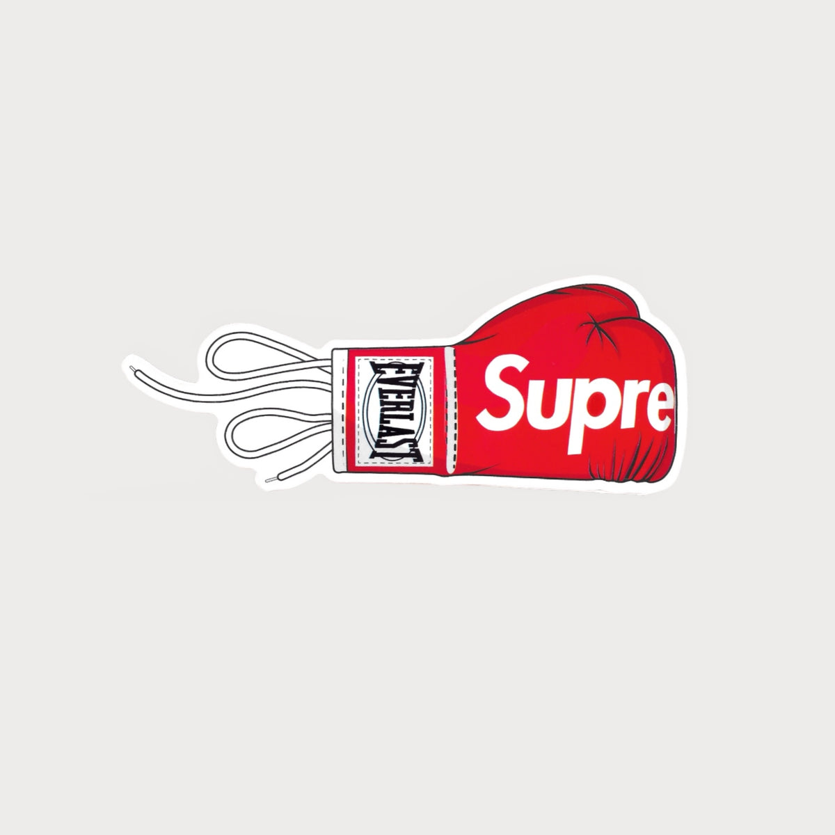Autocollant Sticker Supreme Gant de Boxe Everlast Vinyle Waterproof