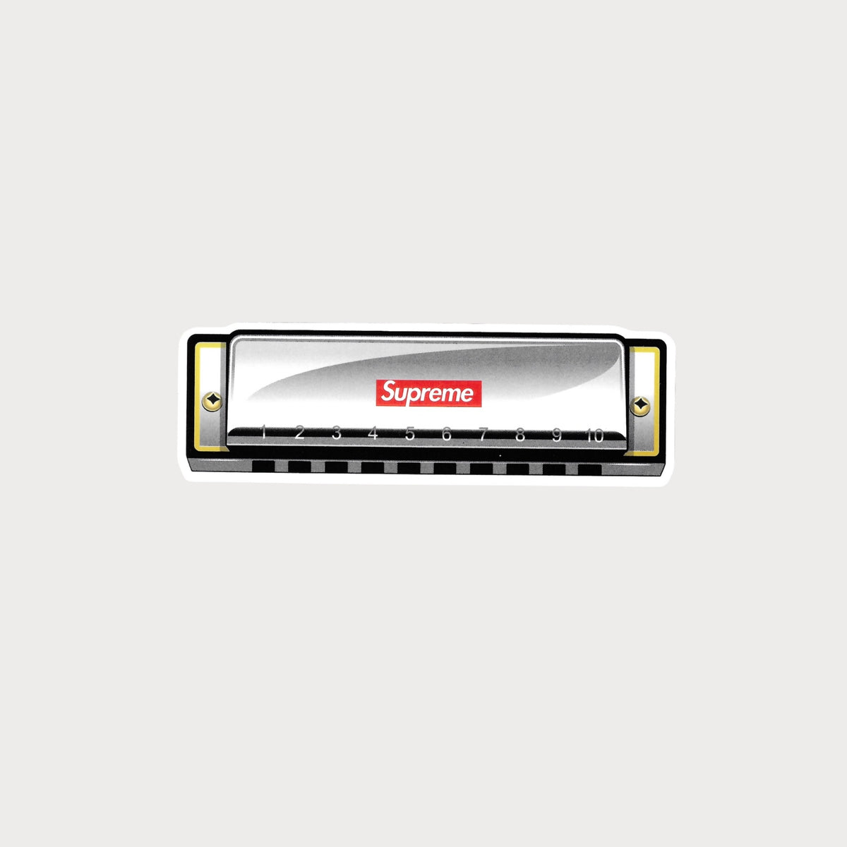 Autocollant Sticker Supreme Harmonica Hohner Vinyle Waterproof