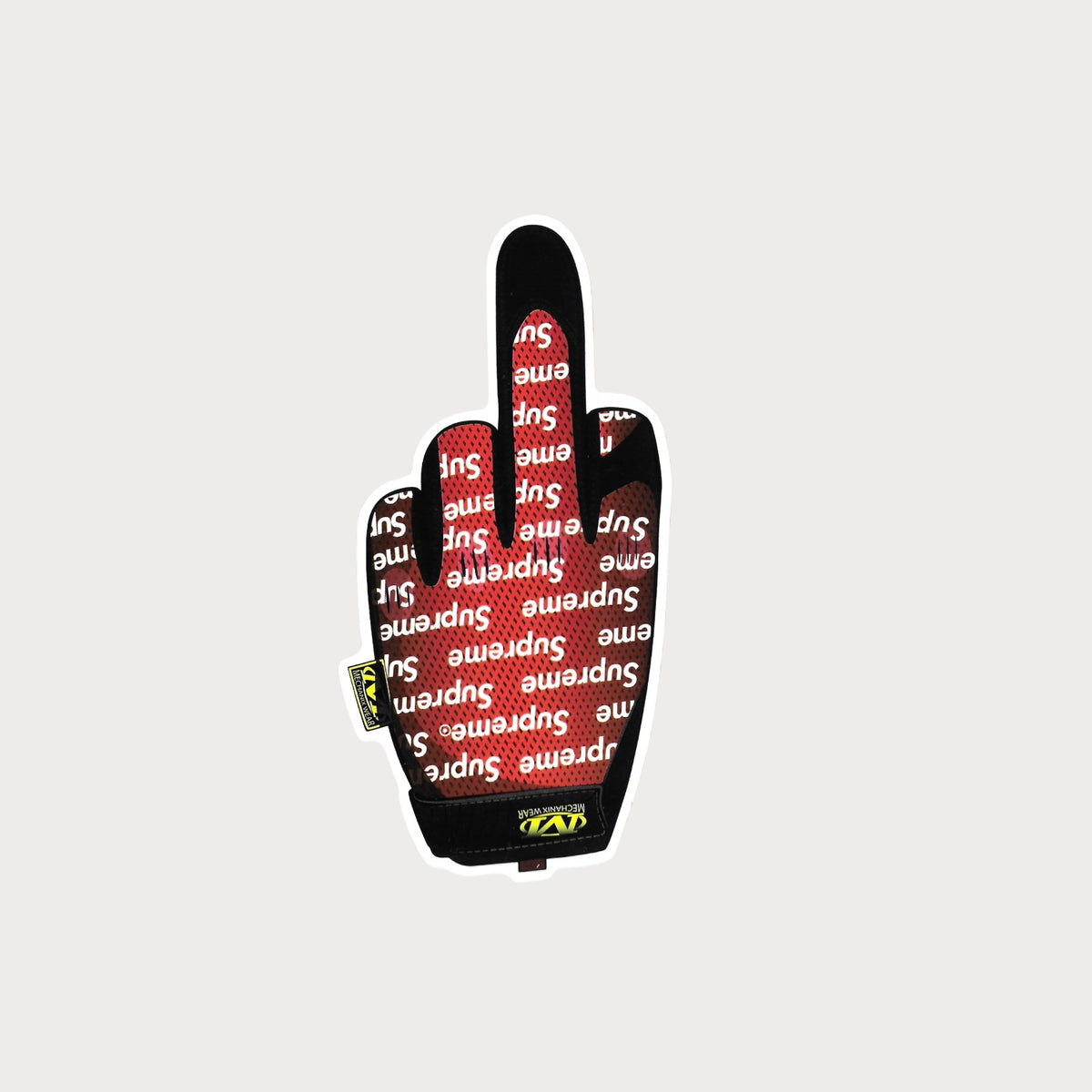 Autocollant Sticker Supreme Gant Mechanix Wear Vinyle Waterproof