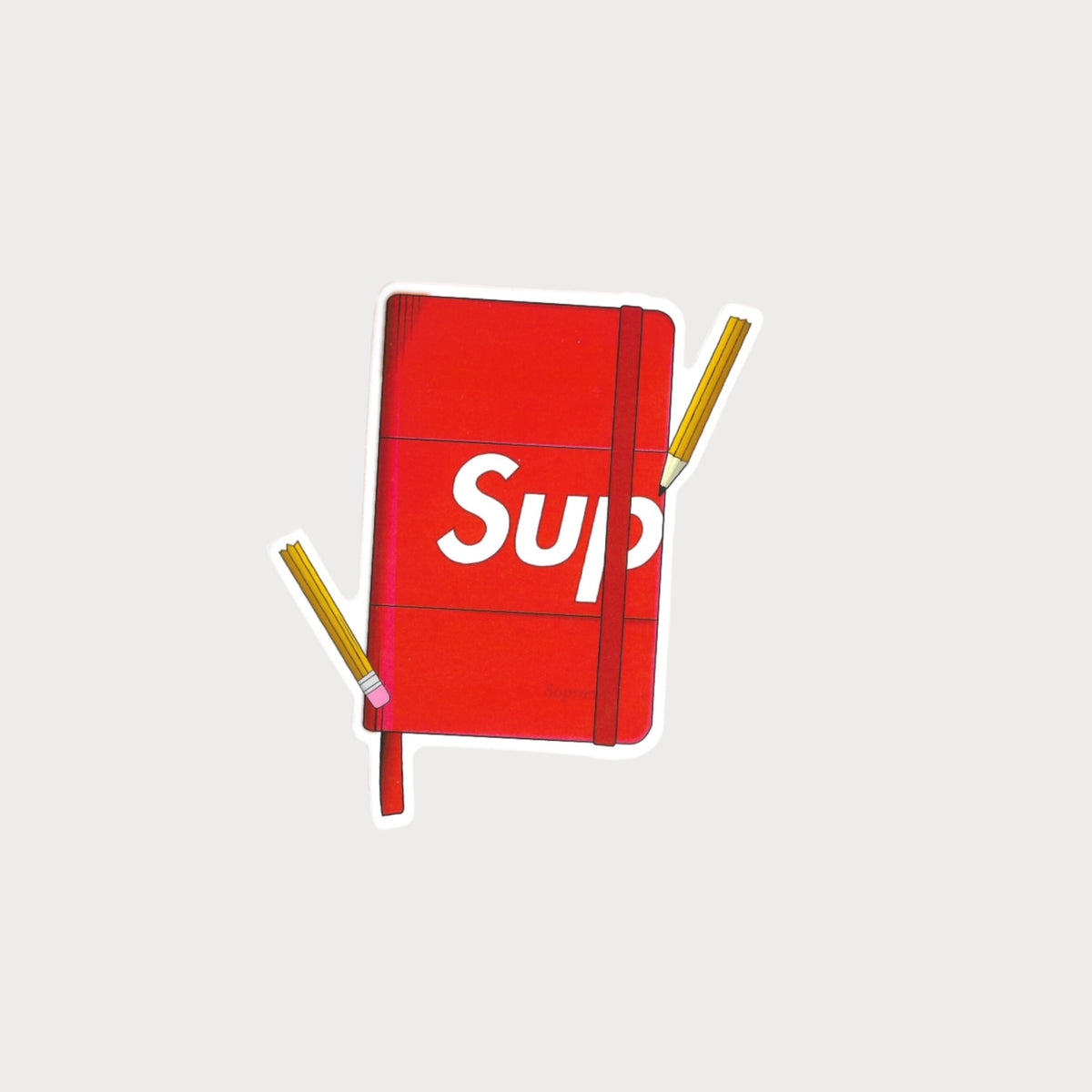Autocollant Sticker Supreme Notebook Moleskine Vinyle Waterproof
