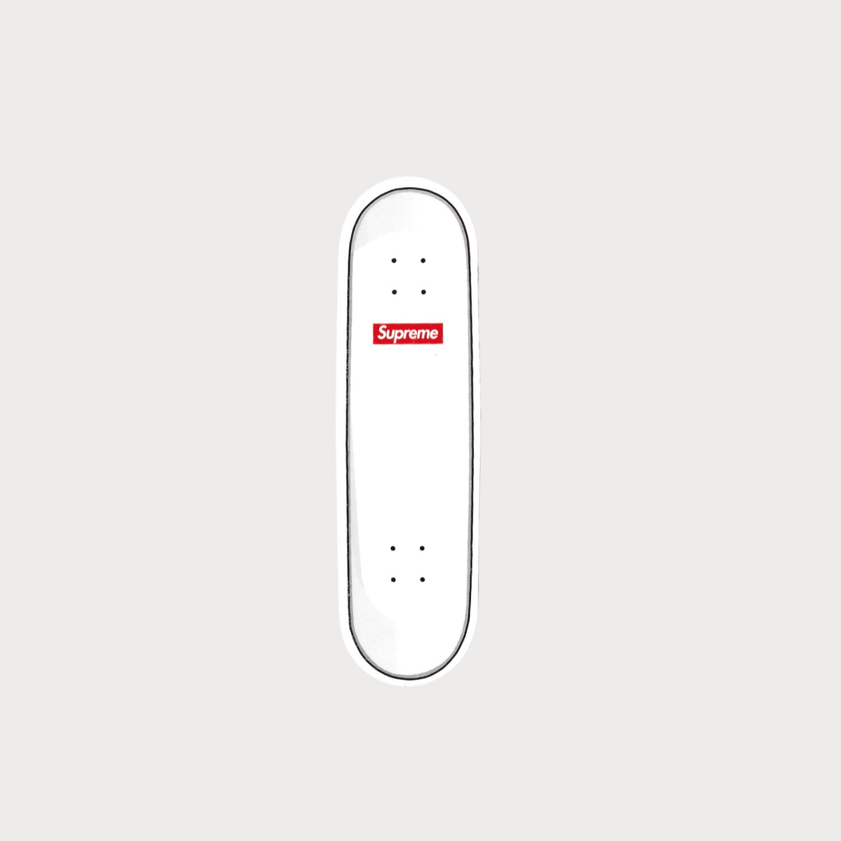Autocollant Sticker Supreme Planche de Skateboard Vinyle Waterproof