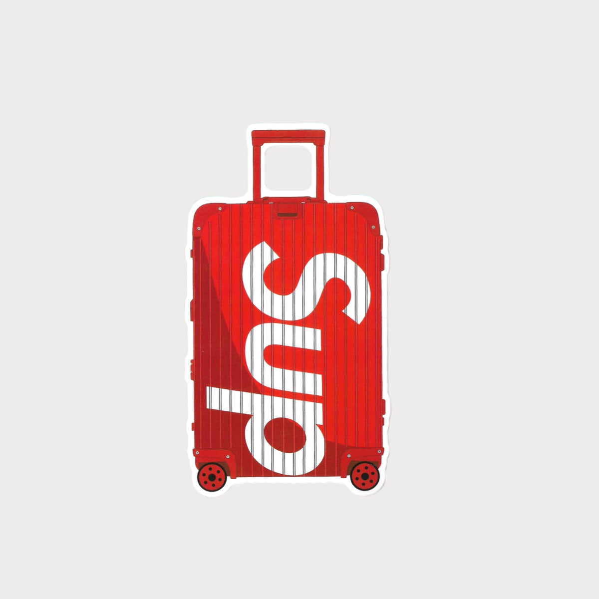 Autocollant Sticker Supreme Valise Rimowa Vinyle Waterproof