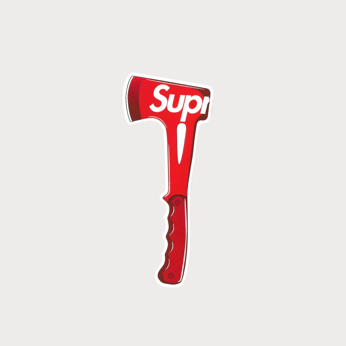 Autocollant Sticker Supreme Hache (Hand Axe) SOG Vinyle Waterproof