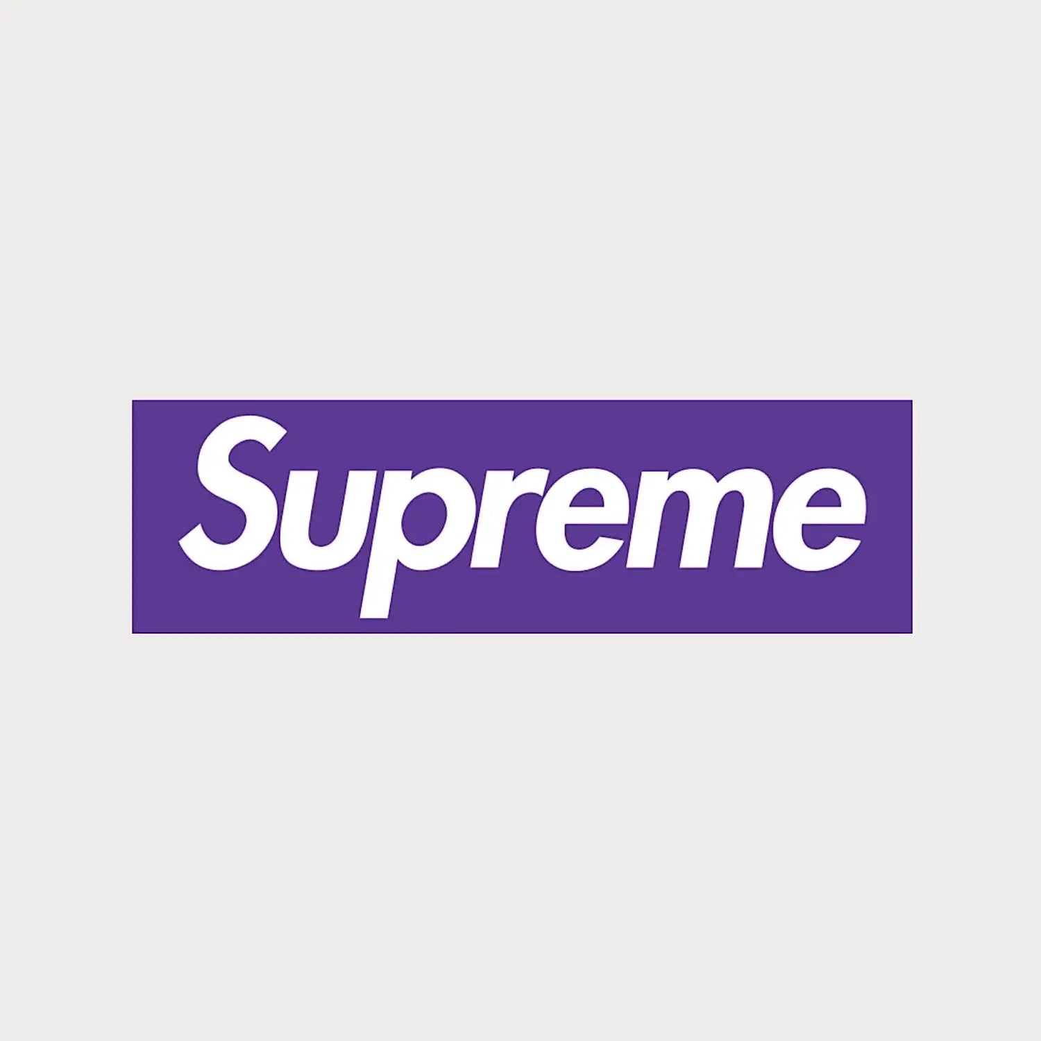 Autocollant Sticker Supreme Three 6 Mafia Purple Box Logo Patchattaq