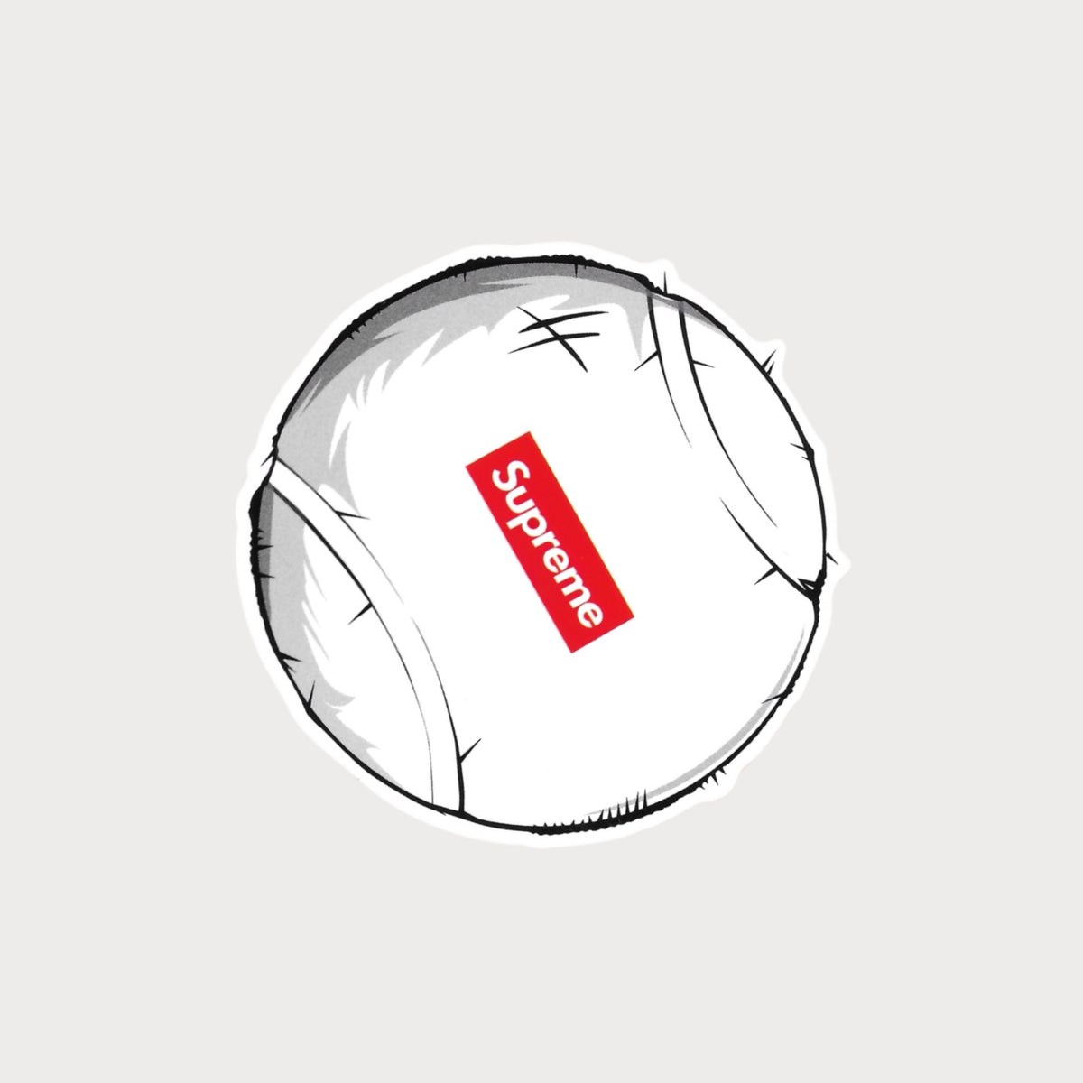 Autocollant Sticker Supreme Balle de Tennis Wilson Vinyle Waterproof