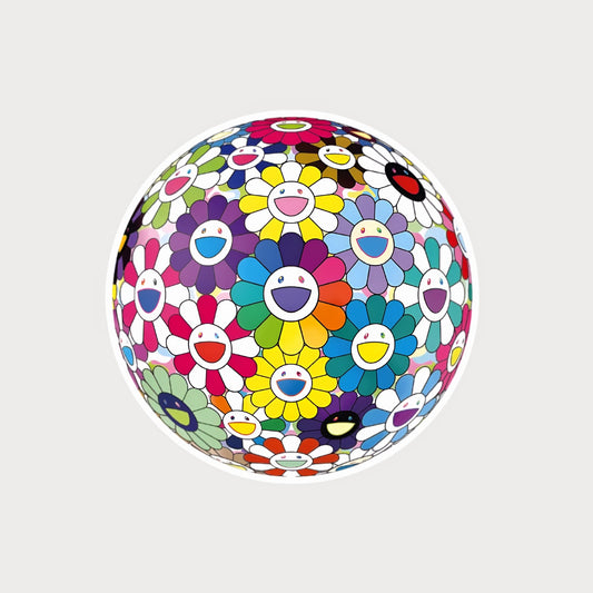 Autocollant Sticker Takashi Murakami Flower Ball Vinyle Waterproof