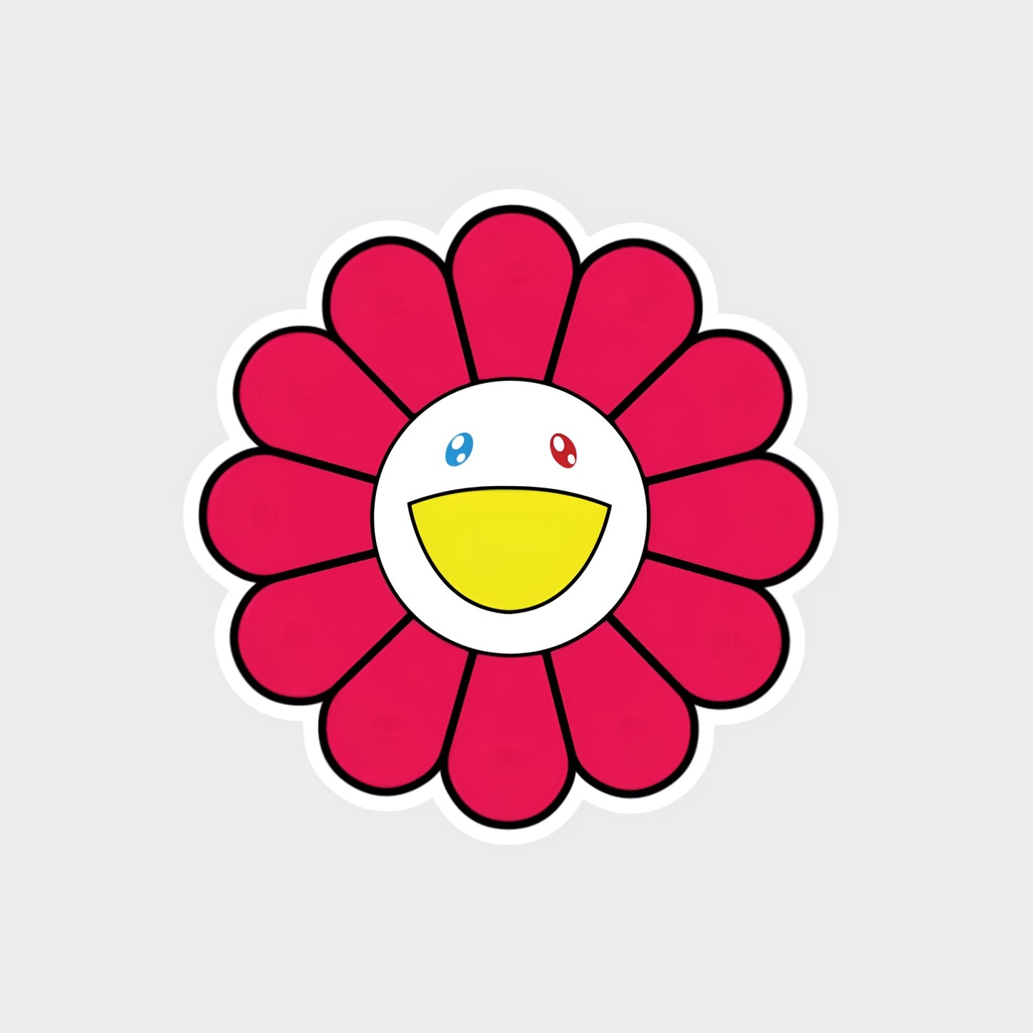 Autocollants Stickers Takashi Murakami Flower of Joy Vinyle Waterproof