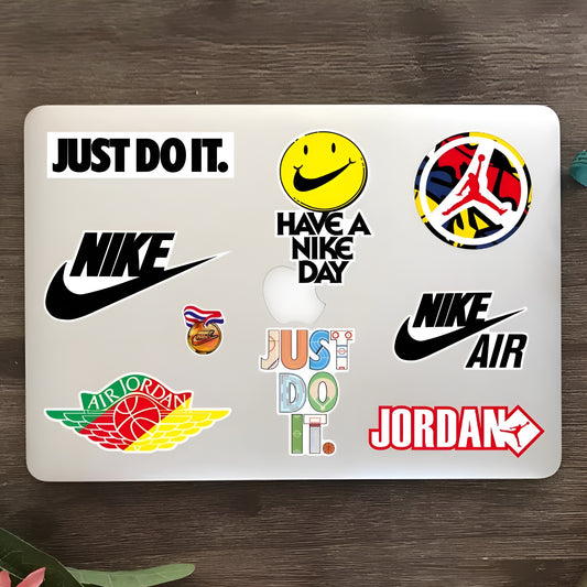 Lot de 10 Stickers AIR JORDAN Nike SB Vinyle Premium Waterproof