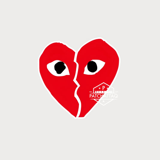 Autocollants Stickers Comme des Garçons Broken Heart Vinyle Waterproof