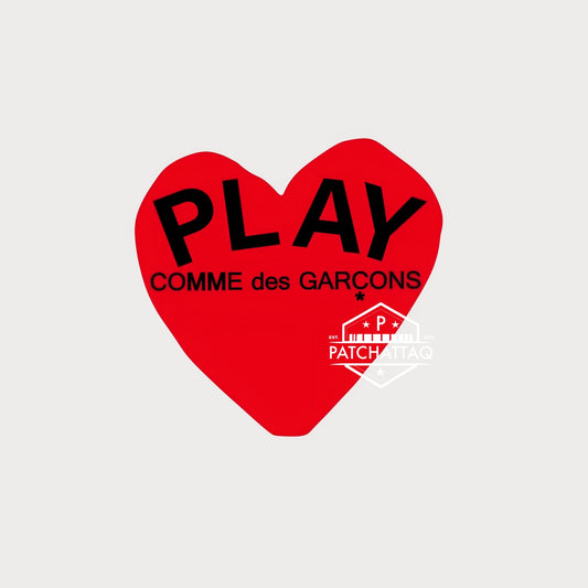 Autocollant Sticker Comme des Garçons Play Vinyle Waterproof v1