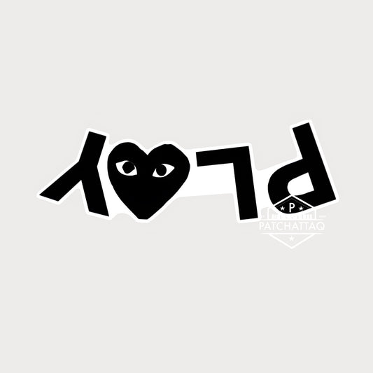Autocollant Sticker Comme des Garçons Play Vinyle Waterproof v5