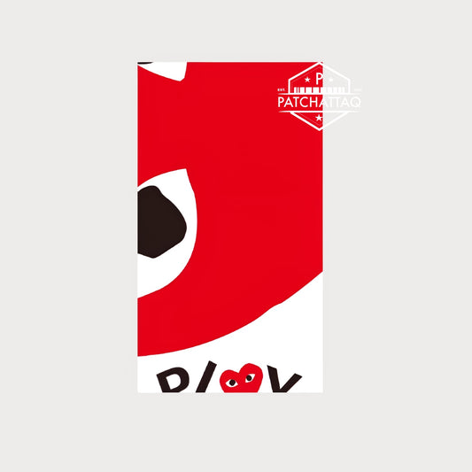 Autocollant Sticker Comme des Garçons Play Vinyle Waterproof v6