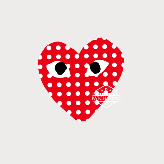 Autocollants Stickers Comme des Garçons Polka Dots Vinyle Waterproof