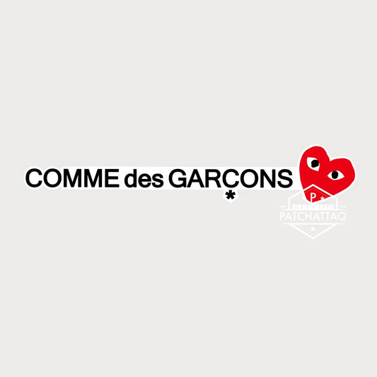 Autocollant Sticker Comme des Garçons Vinyle Waterproof v1