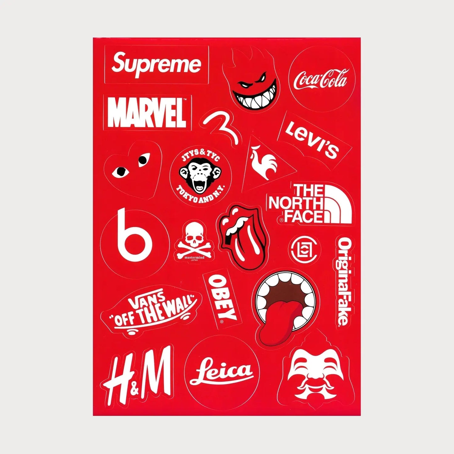 Stickers Autocollants Evisu Levi's Vans Supreme Vinyle Waterproof Patchattaq
