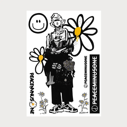 Stickers Autocollants G-Dragon PEACEMINUSONE Vinyle Waterproof Patchattaq