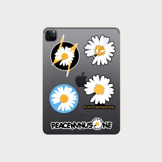 Lot de 8 Stickers G-DRAGON GD PEACEMINUSONE Vinyle Premium Waterproof