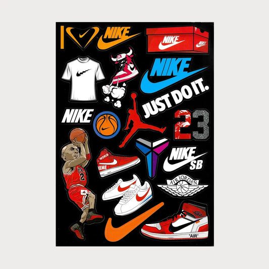 Stickers Autocollants Nike Air Jordan Vinyle Waterproof Patchattaq