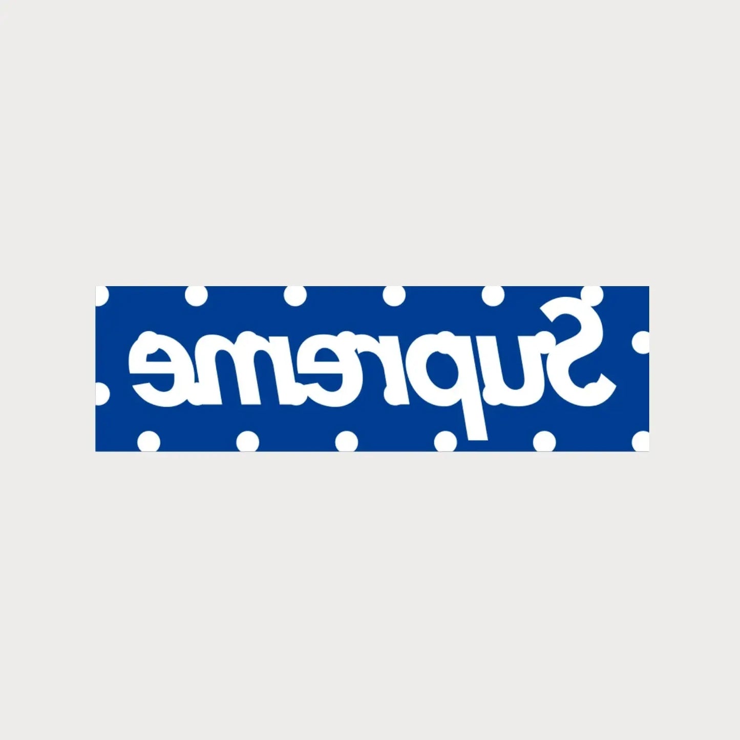 Autocollants Stickers Supreme Comme des Garçons Polka Dot Box Logo Patchattaq