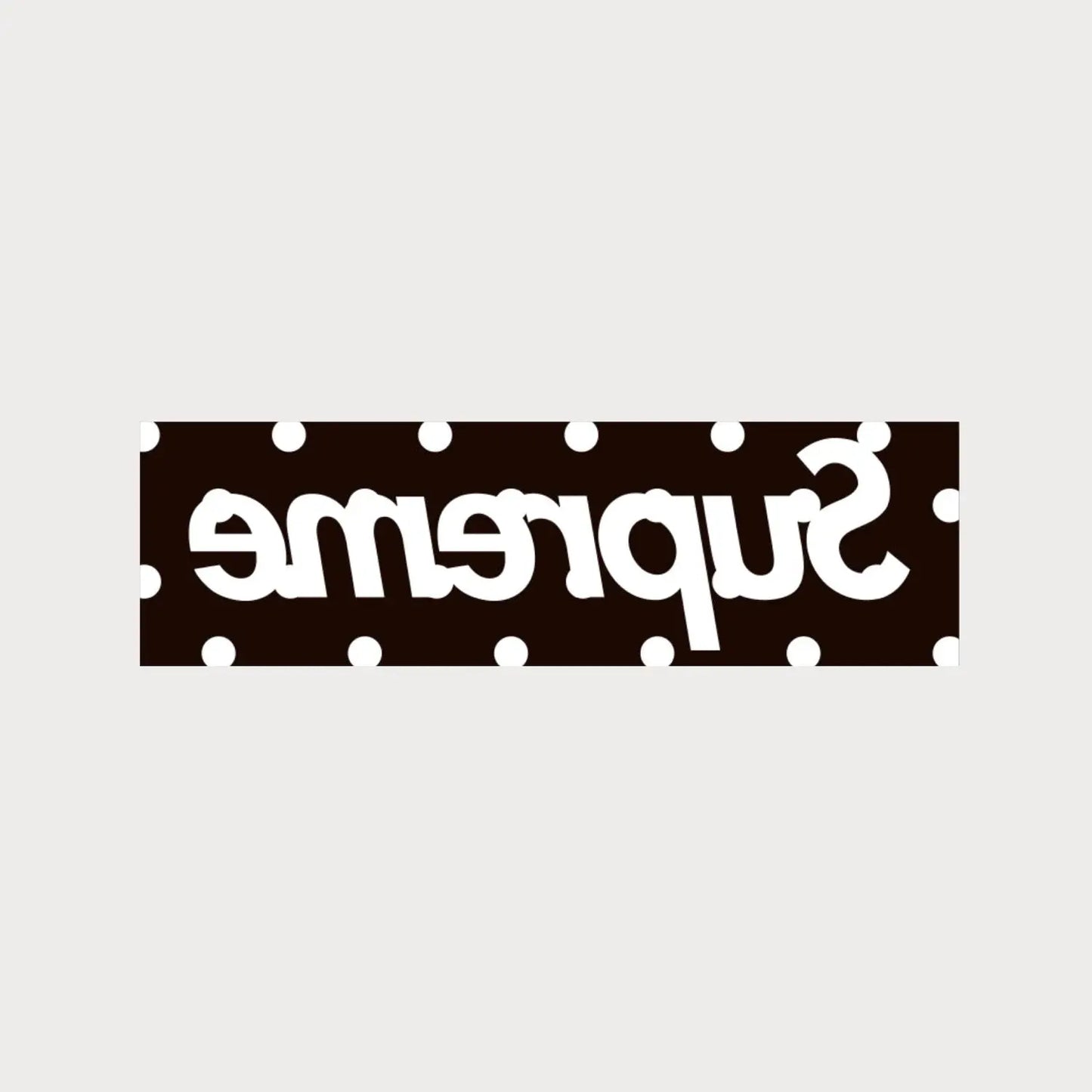 Autocollants Stickers Supreme Comme des Garçons Polka Dot Box Logo Patchattaq