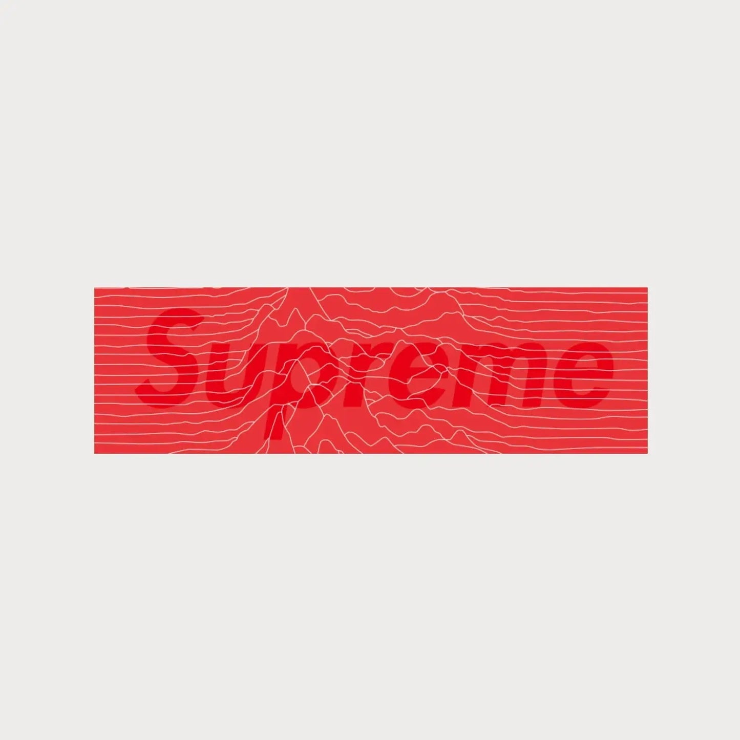 Autocollants Stickers Supreme Joy Division Box Logo Vinyle Waterproof Patchattaq