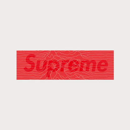 Autocollants Stickers Supreme Joy Division Box Logo Vinyle Waterproof Patchattaq