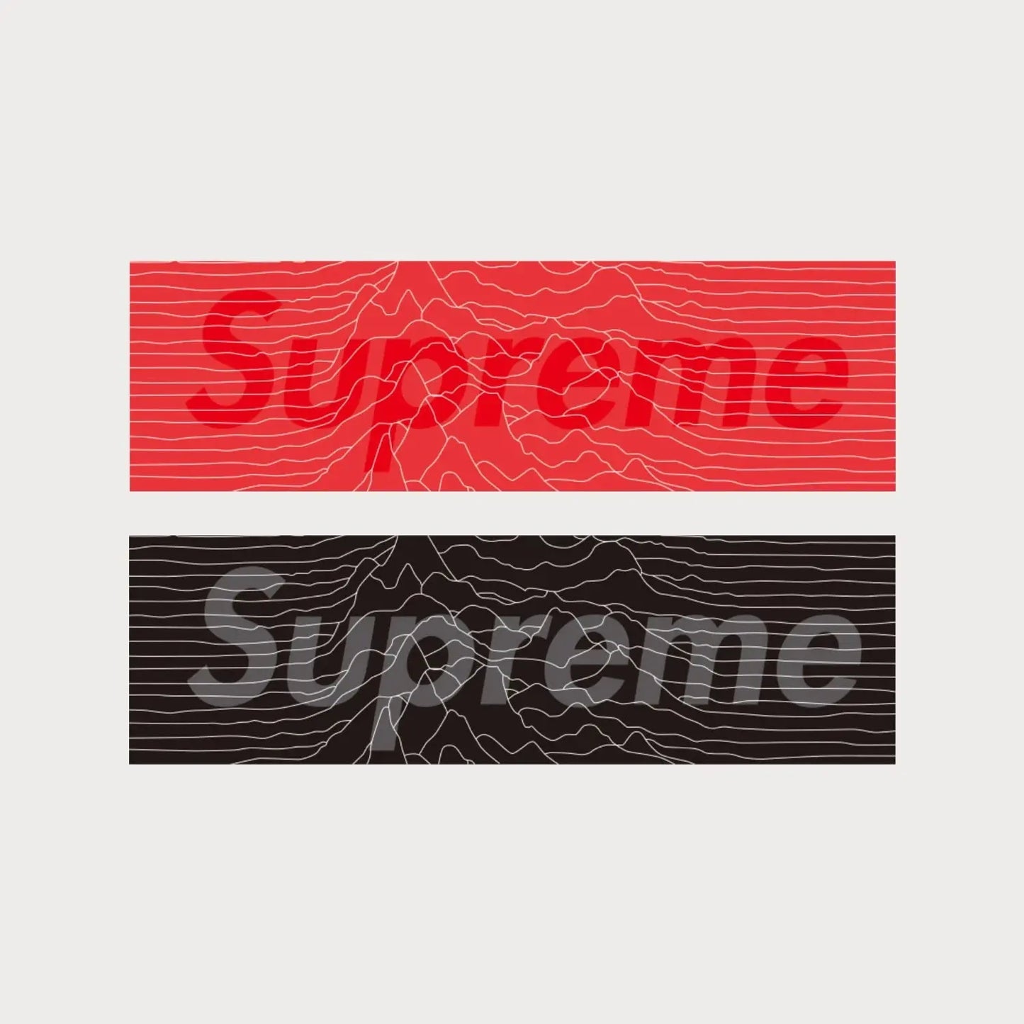 Autocollants Stickers Supreme Joy Division Box Logo Vinyle Waterproof Patchattaq