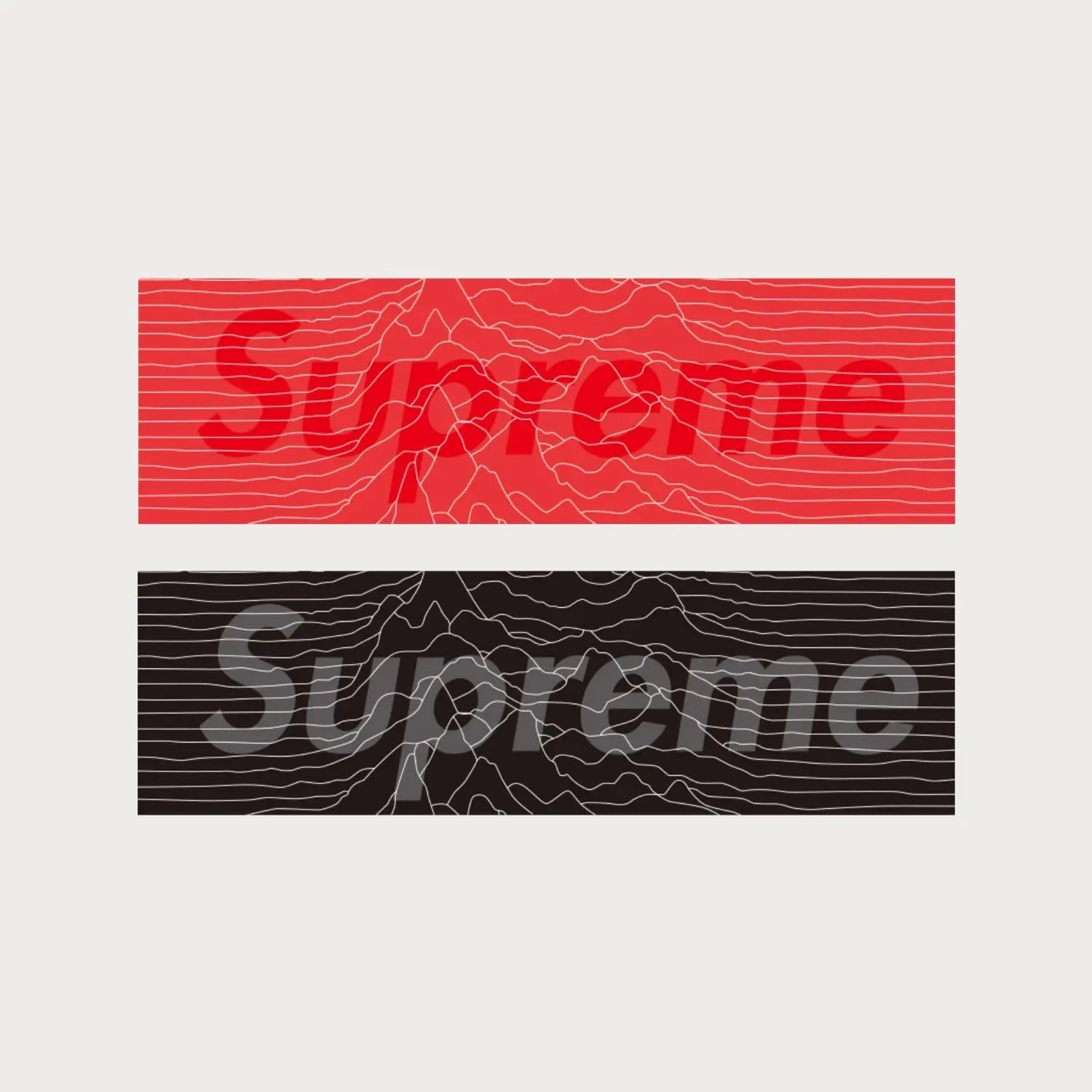 Autocollants Stickers Supreme Joy Division Box Logo Vinyle Waterproof Patchattaq