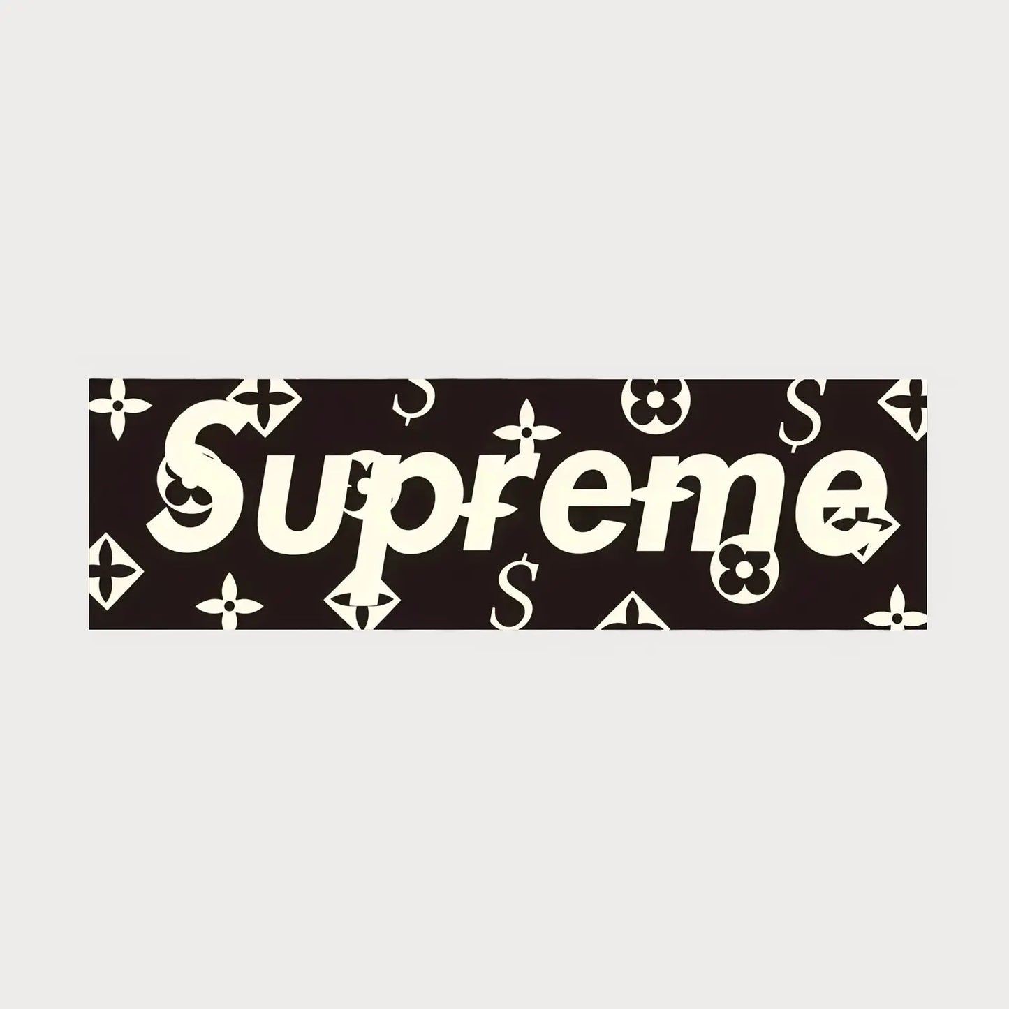 Stickers Autocollants Supreme Monogram Box Logo Vinyle Waterproof Patchattaq