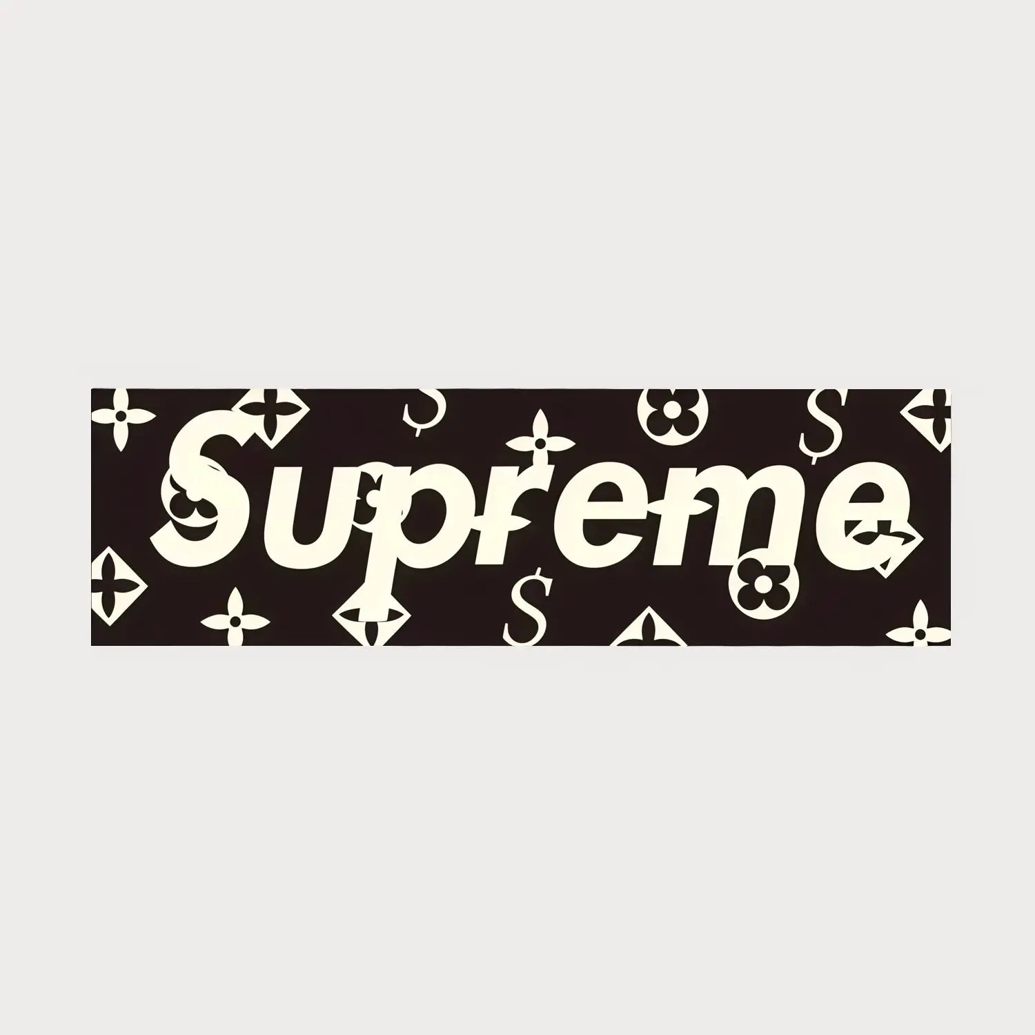 Stickers Autocollants Supreme Monogram Box Logo Vinyle Waterproof Patchattaq