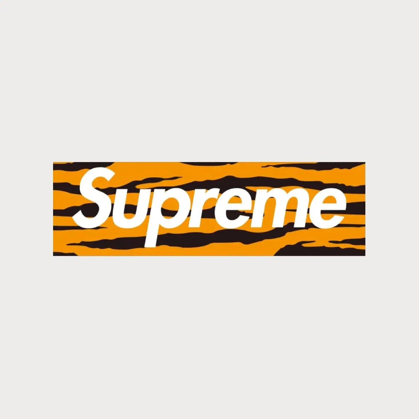 Autocollants Stickers Supreme Zebra Box Logo Vinyle Waterproof Patchattaq