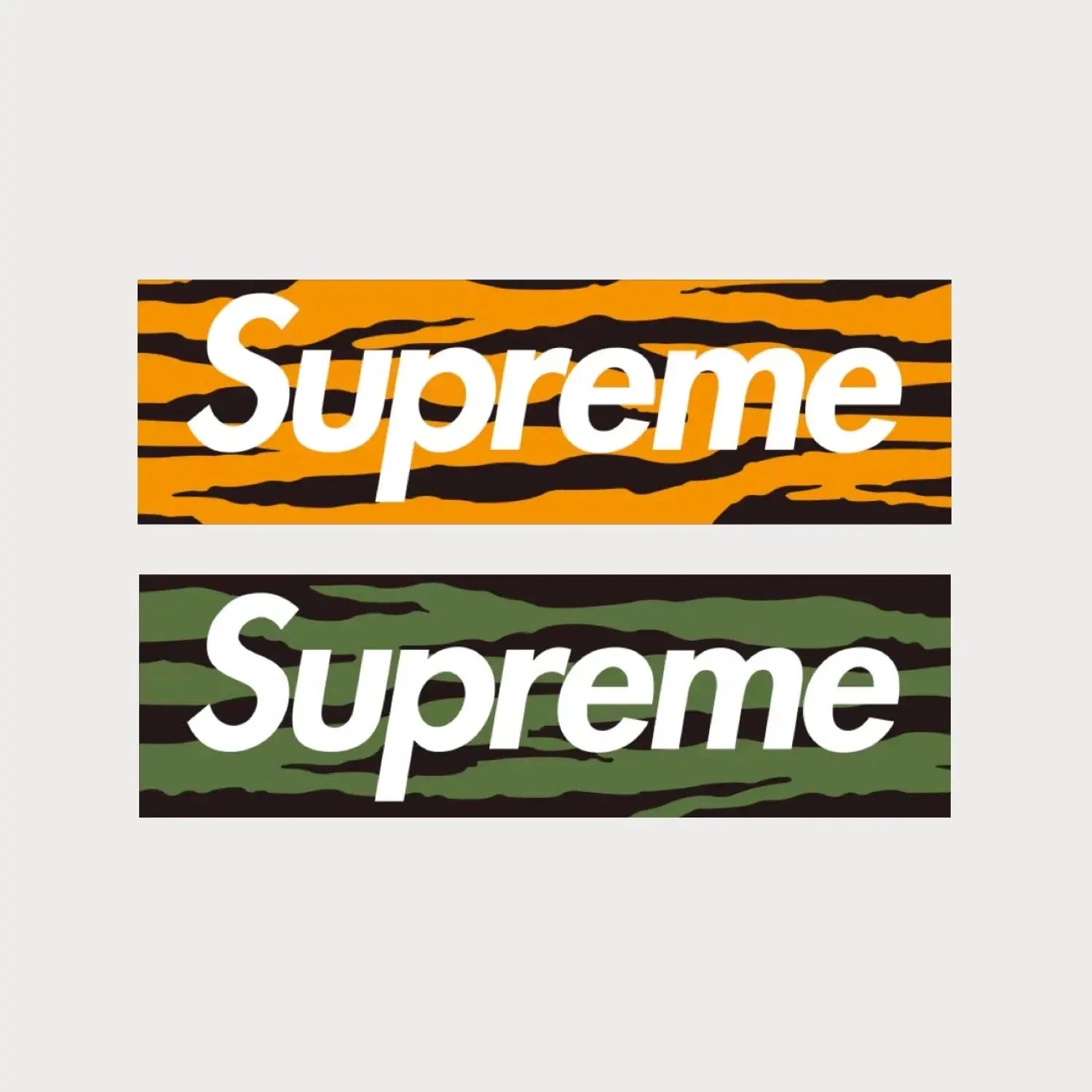 Autocollants Stickers Supreme Zebra Box Logo Vinyle Waterproof Patchattaq