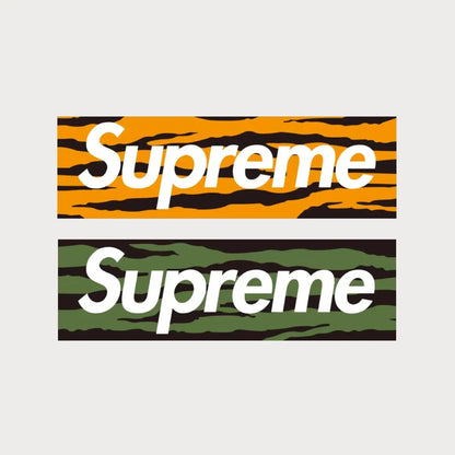 Autocollants Stickers Supreme Zebra Box Logo Vinyle Waterproof Patchattaq